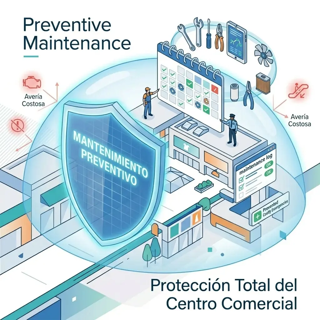 Mantenimiento de plazas comerciales y centros comerciales